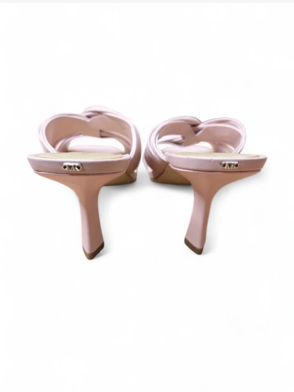 Michael Kors Alessia Mule Sandal shade Smokey Rose (pale pink), kitten heel, 7
